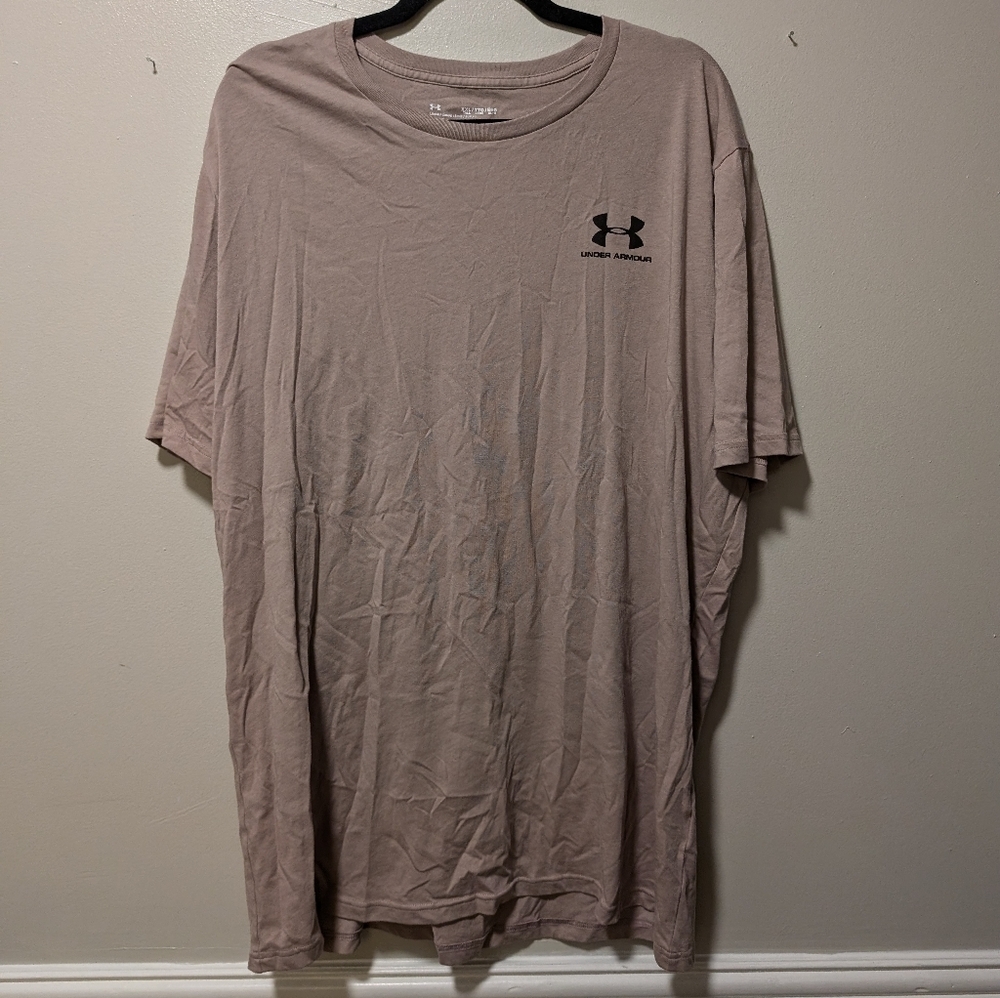 ✨5 For $50 Under Armour Men's Short Sleeve Tee‎ - Light Brown XXL Tall